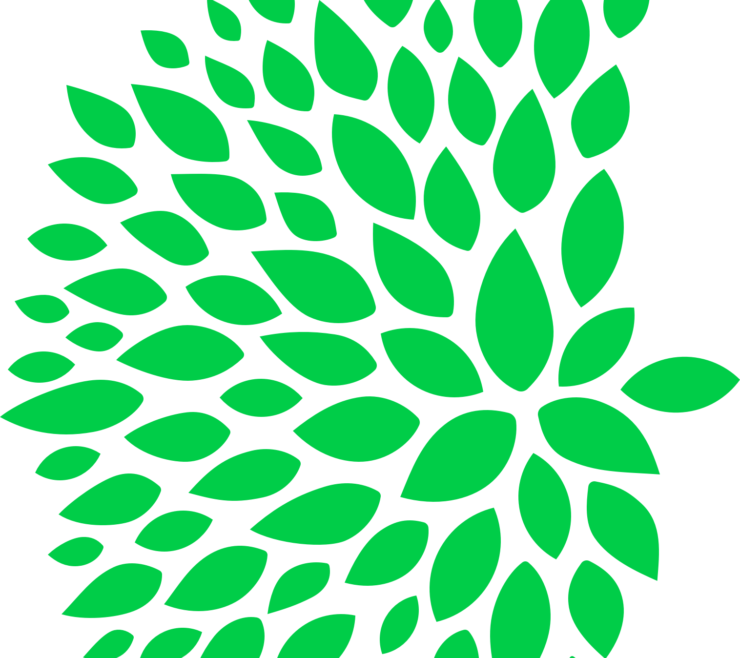 Green leaves