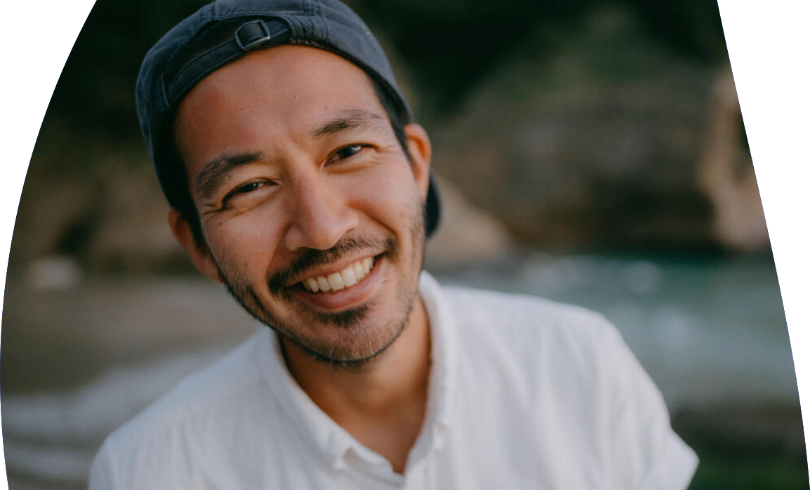 A man smiling